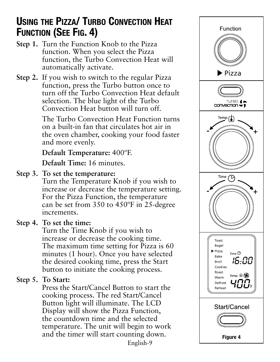 Oster Digital Countertop TSSTTVDFL1 User Manual | Page 9 / 43