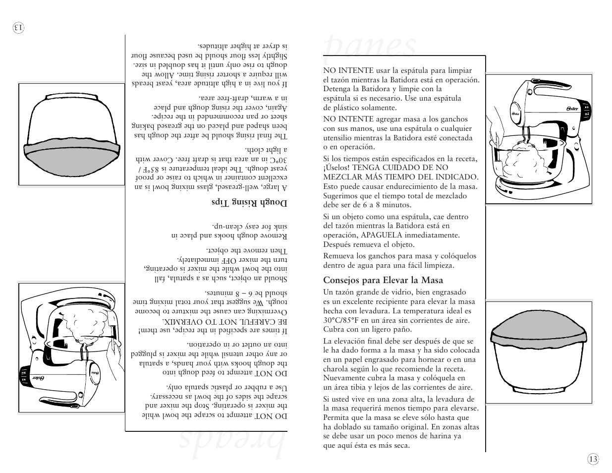 Breads, Panes | Oster 2384 User Manual | Page 33 / 40