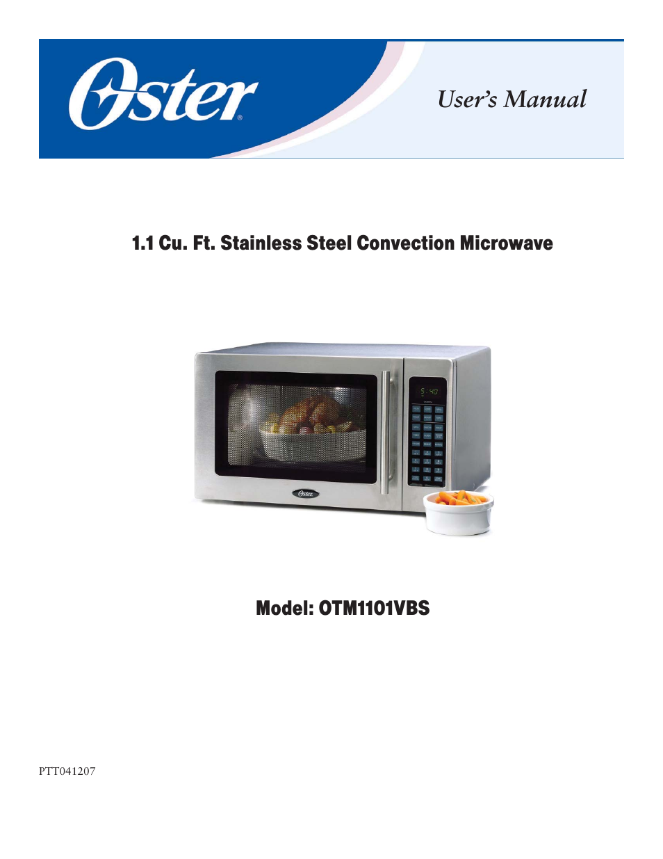 Oster OTM1101VBS User Manual | 19 pages