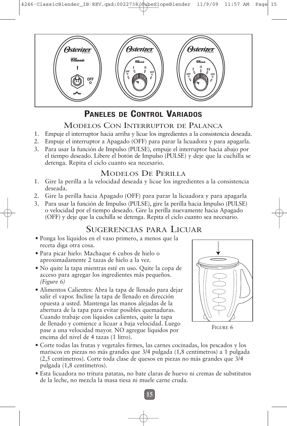 Oster 114279-009 User Manual | Page 16 / 22