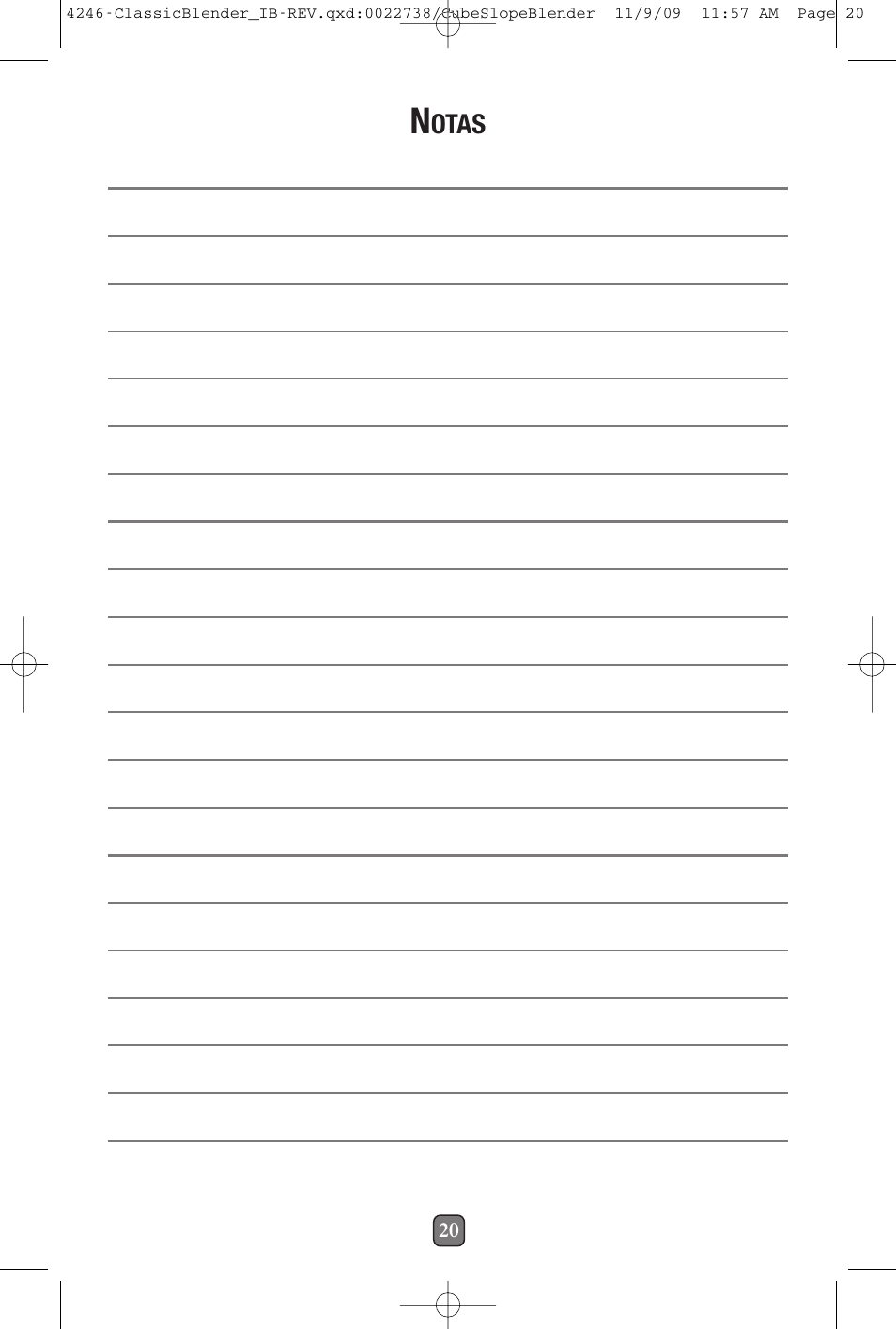 Oster 114279-009 User Manual | Page 21 / 22