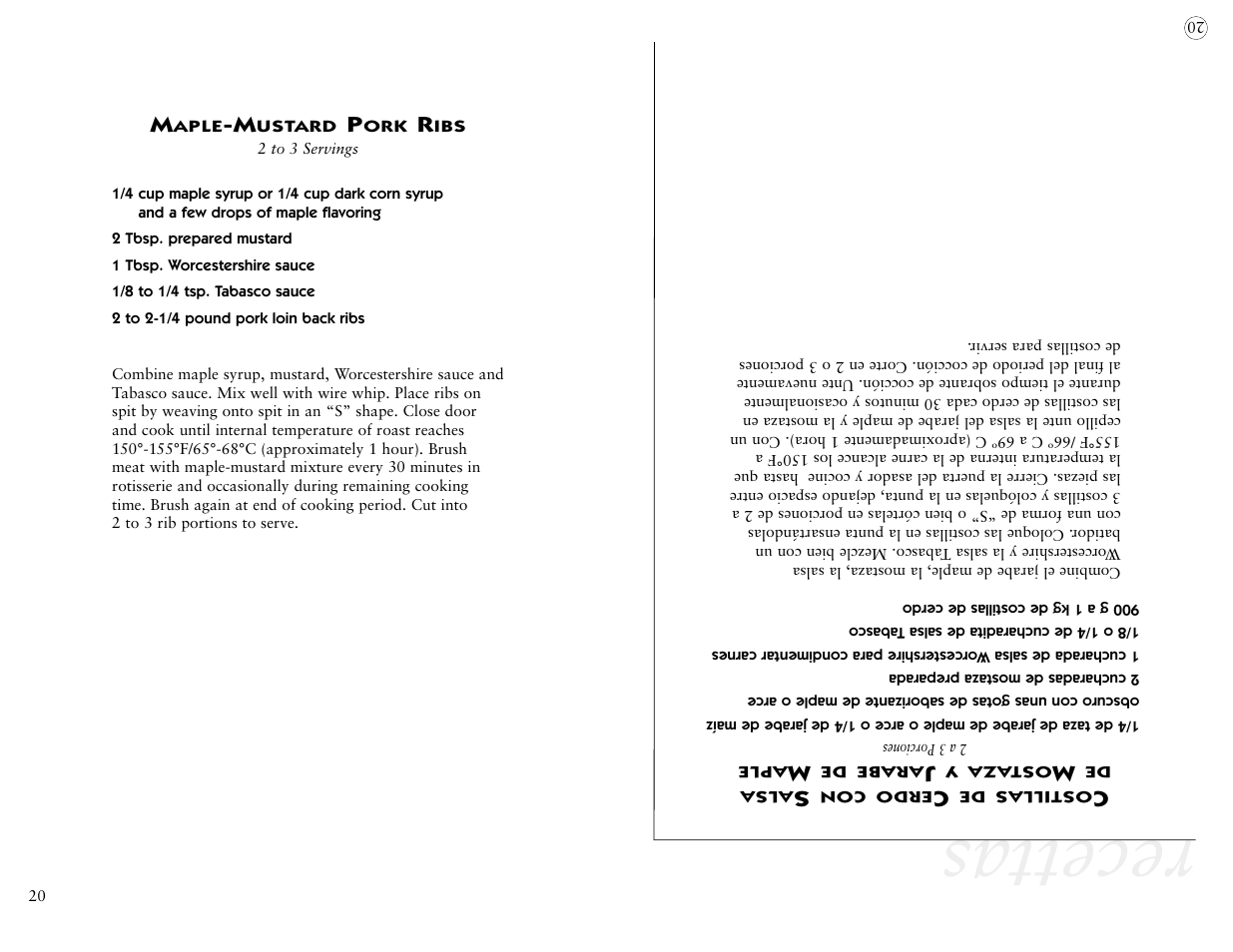 Recettas | Oster 4781 User Manual | Page 24 / 27