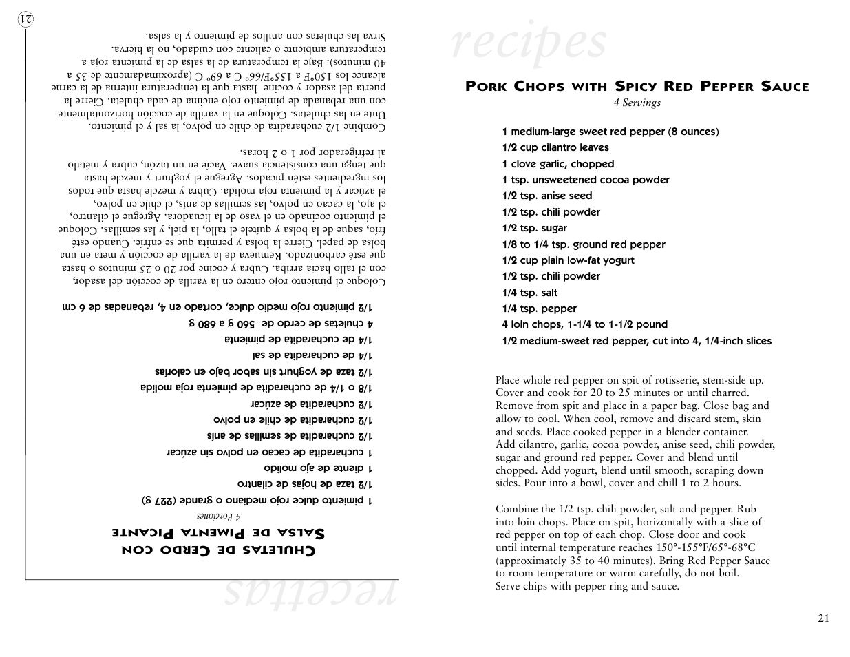 Recipes, Recettas | Oster 4781 User Manual | Page 25 / 27