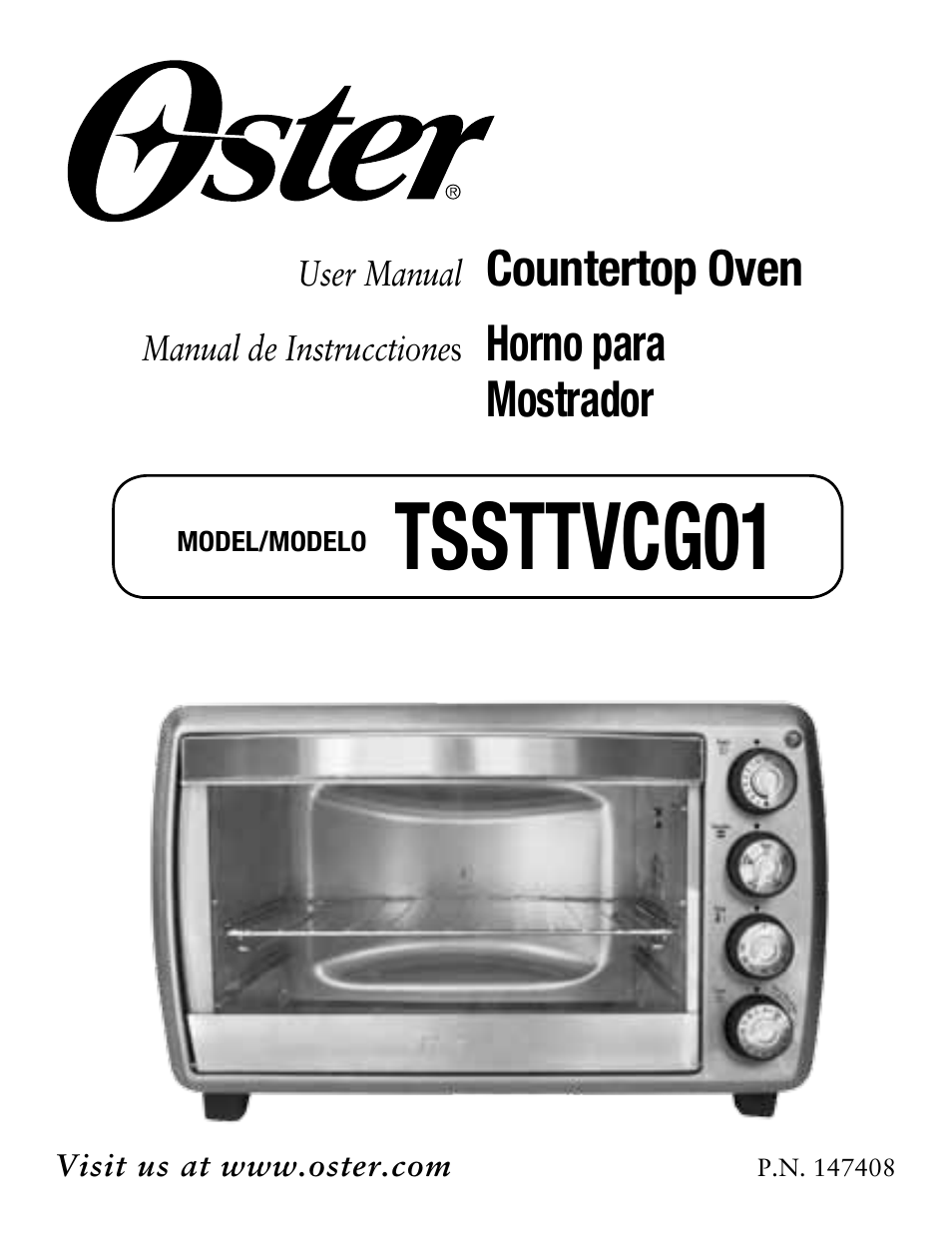 Oster TSSTTVCG01 User Manual | 36 pages