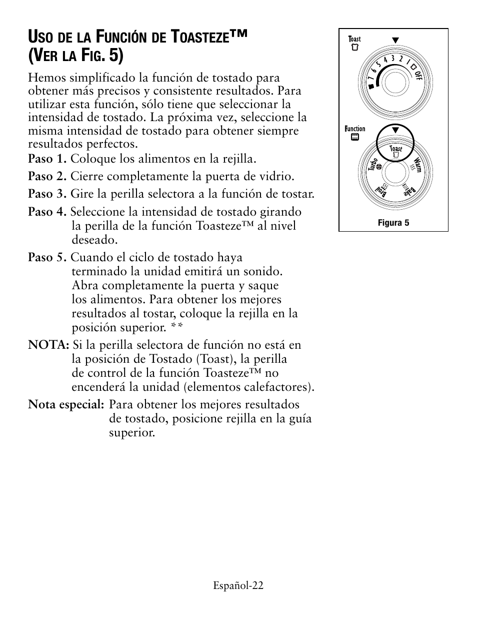 Oster TSSTTVCG01 User Manual | Page 22 / 36