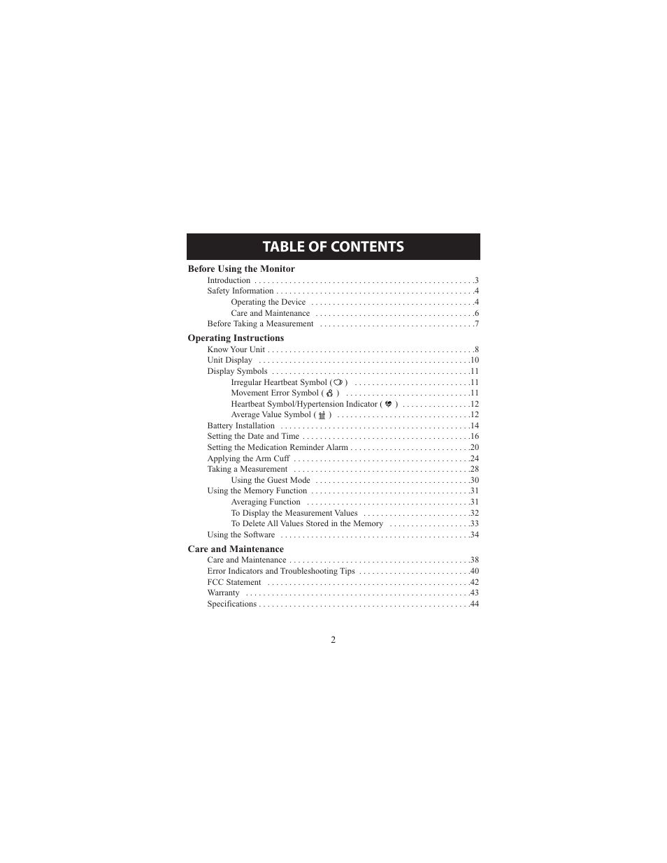 Omron Healthcare ELITE 7300IT User Manual | Page 2 / 92