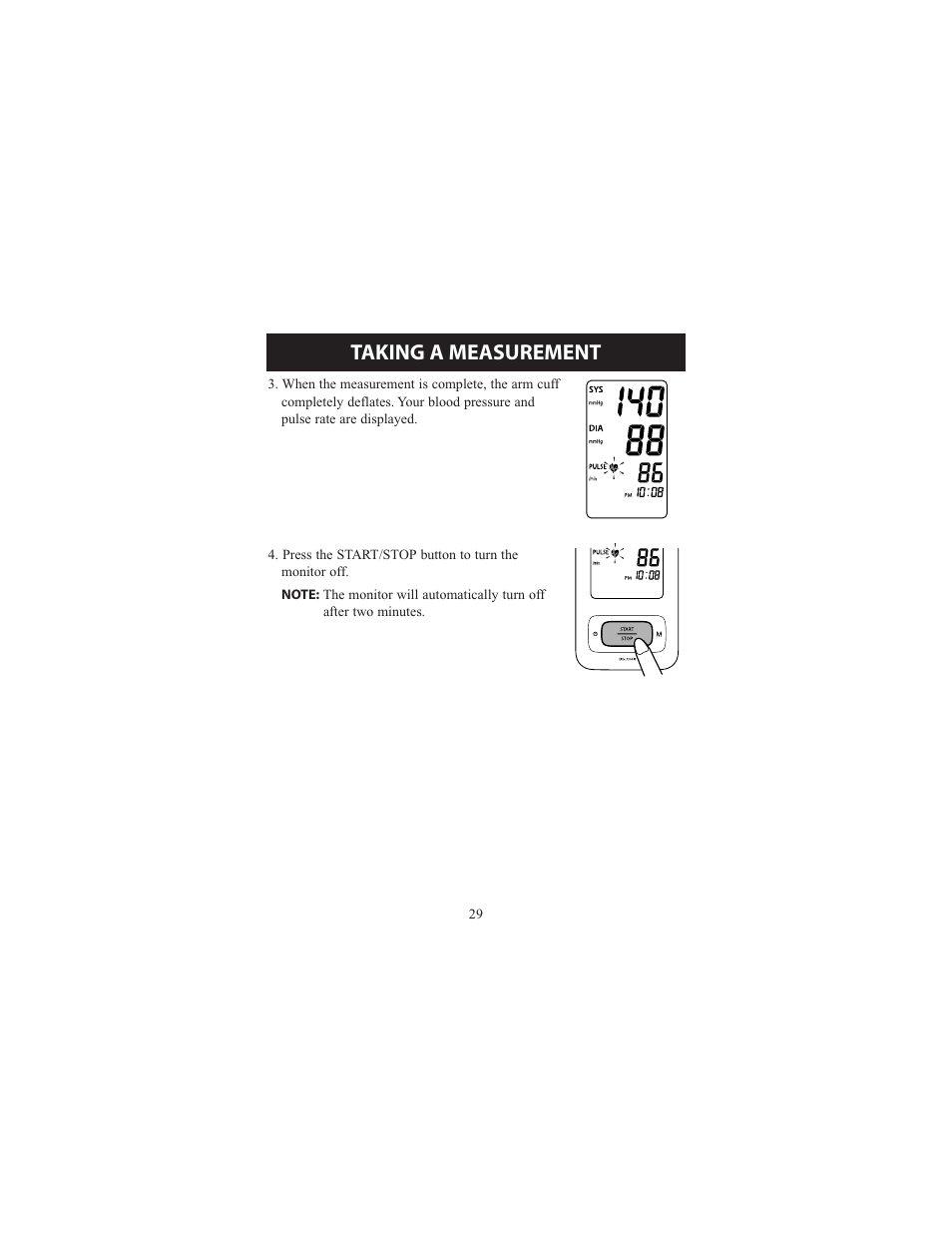 Taking a measurement | Omron Healthcare ELITE 7300IT User Manual | Page 29 / 92