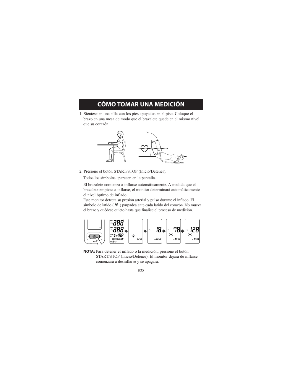 Cómo tomar una medición | Omron Healthcare ELITE 7300IT User Manual | Page 74 / 92