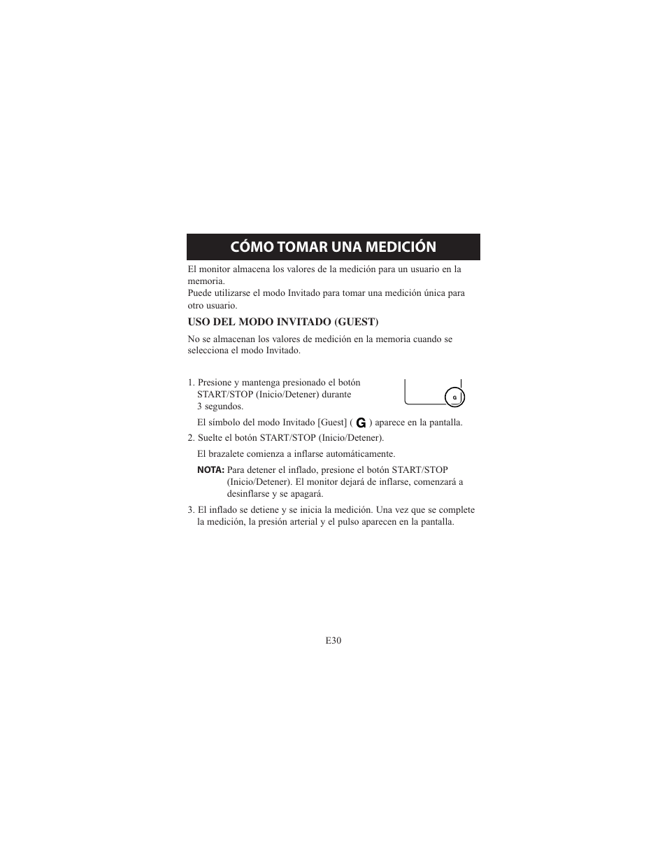 Cómo tomar una medición | Omron Healthcare ELITE 7300IT User Manual | Page 76 / 92