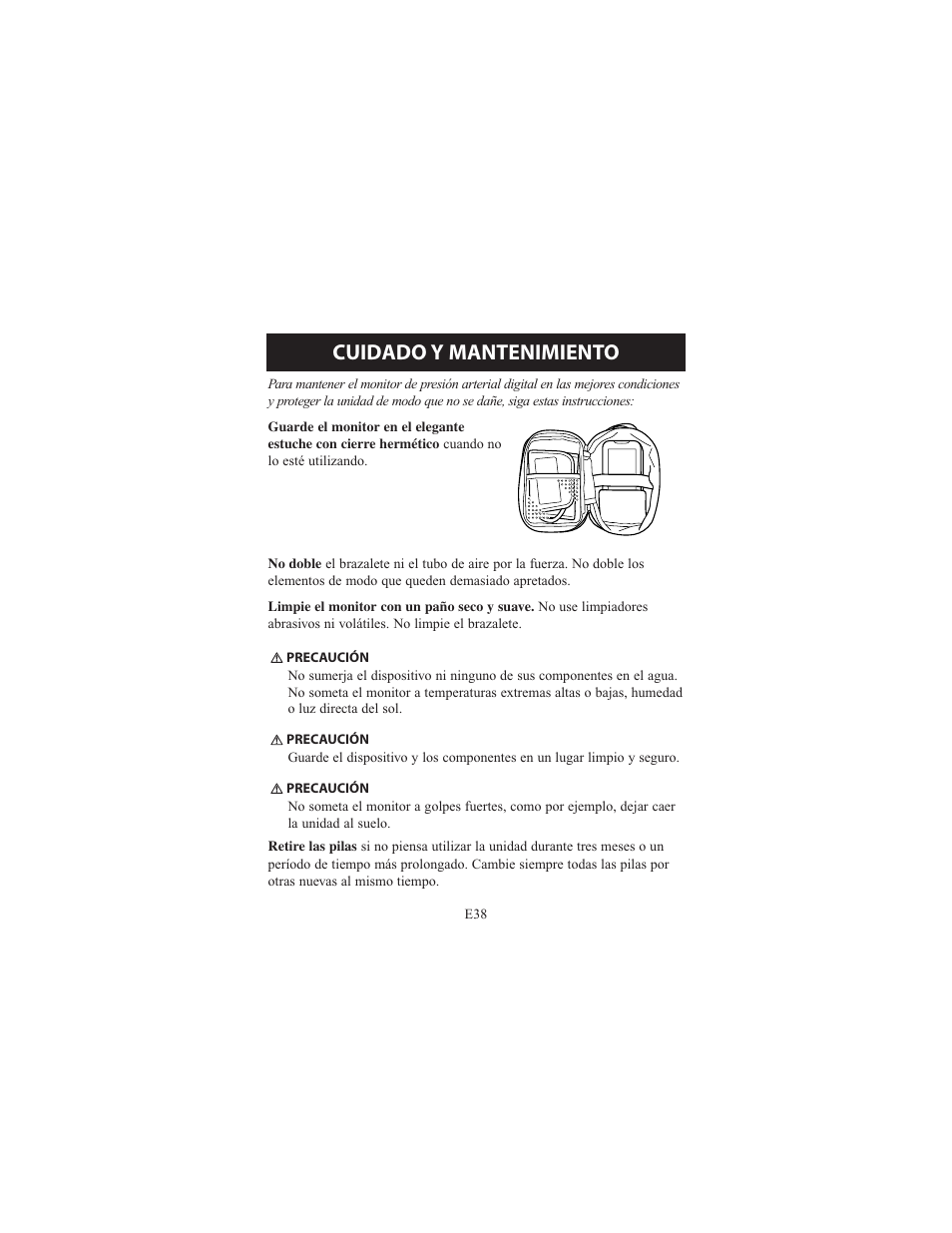 Cuidado y mantenimiento | Omron Healthcare ELITE 7300IT User Manual | Page 84 / 92