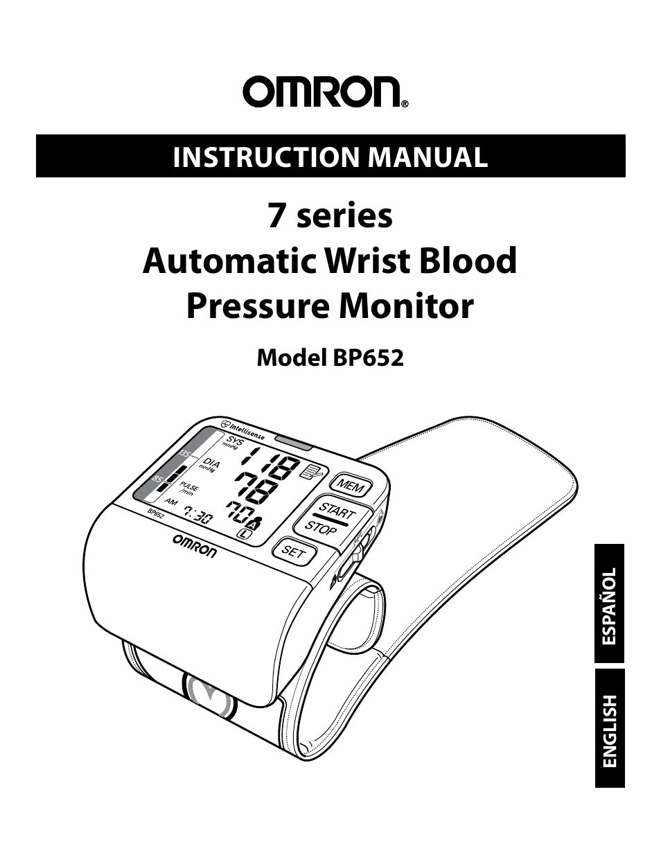 Omron Healthcare BP652 User Manual | 30 pages