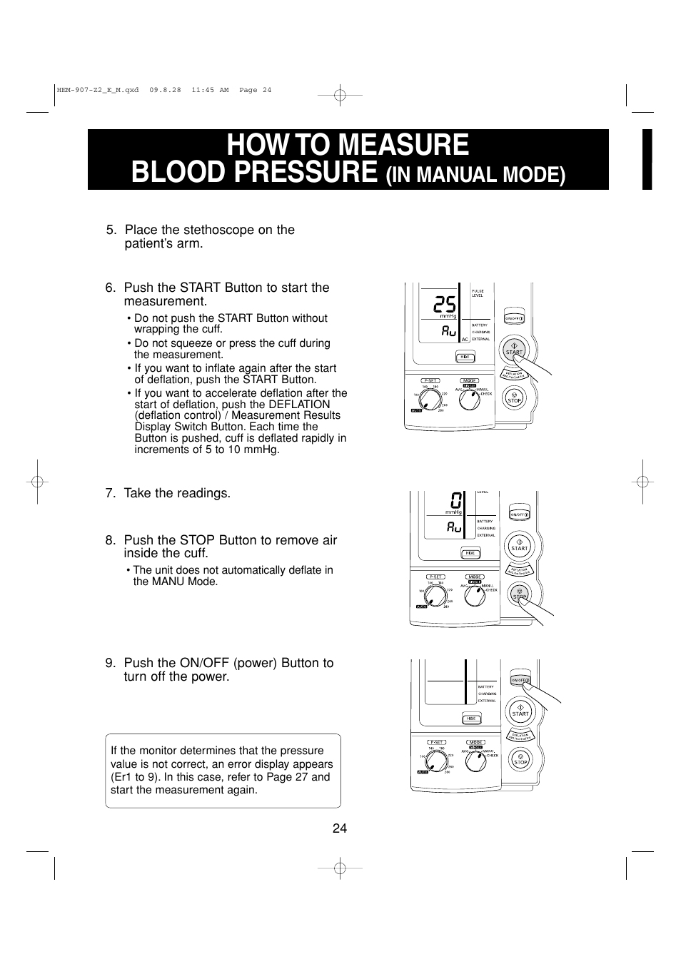 How to measure blood pressure | Omron Healthcare INTELLISENSE HEM-907XL User Manual | Page 24 / 32