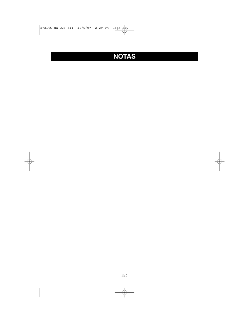 Notas | Omron Healthcare COMPAIV XLT NE-C25 User Manual | Page 82 / 112