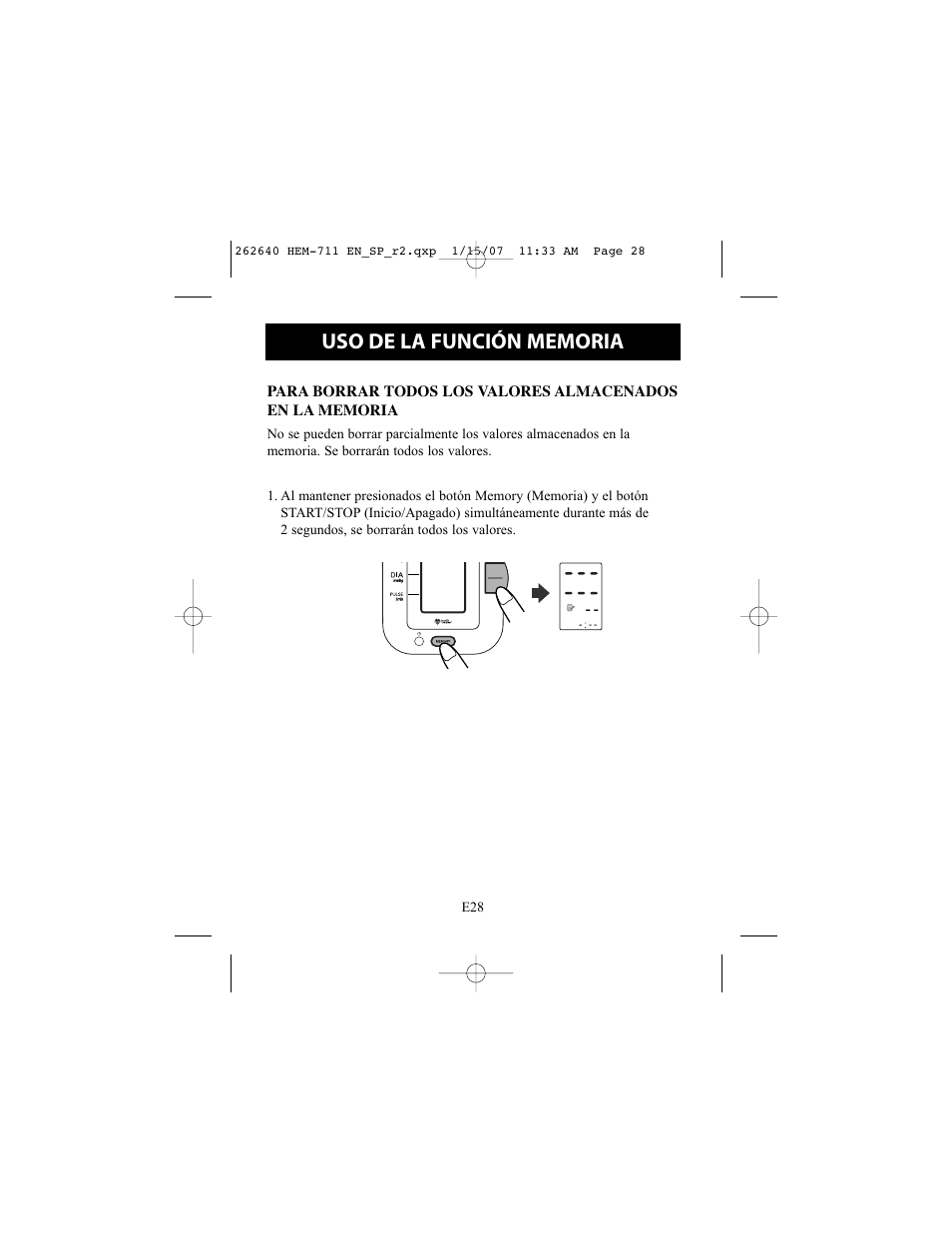 Omron Healthcare INTELLISENSE HEM-711DLX User Manual | Page 64 / 72