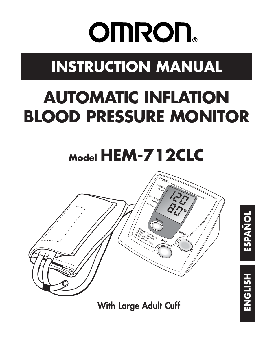 Omron Healthcare HEM-712CLC User Manual | 40 pages