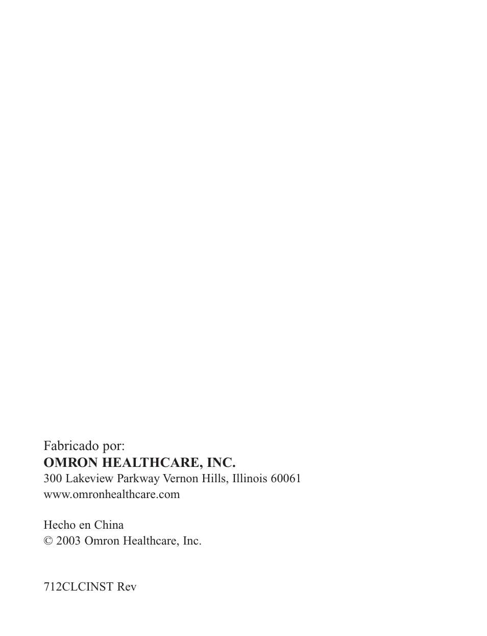 Omron Healthcare HEM-712CLC User Manual | Page 40 / 40