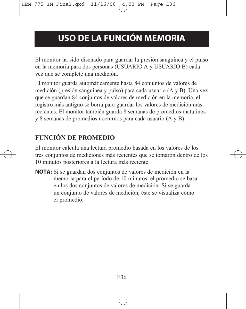 Omron Healthcare HEM-775 User Manual | Page 88 / 104