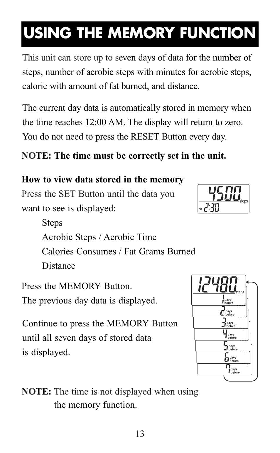 Omron Healthcare HJ-105 User Manual | Page 13 / 20