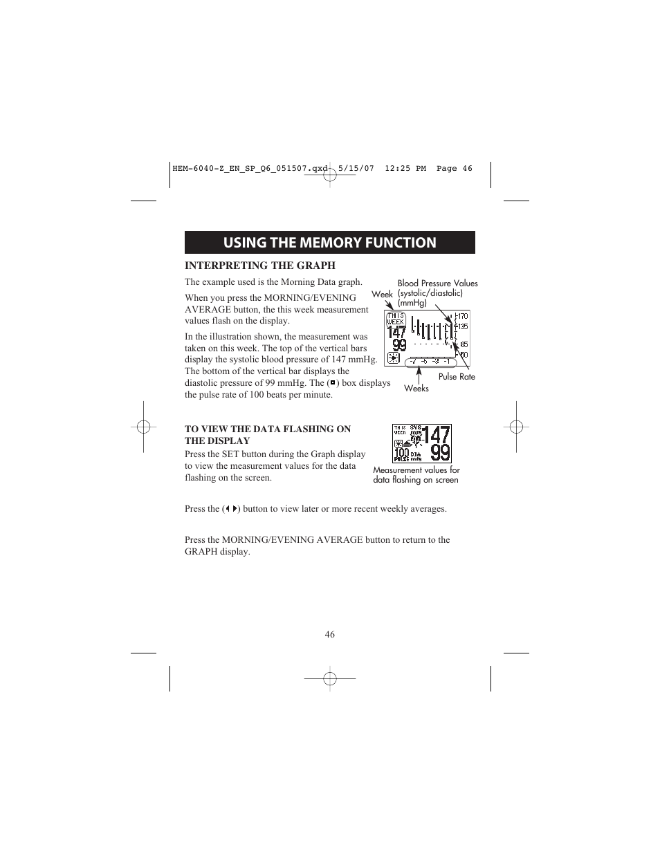 Omron Healthcare HEM670IT User Manual | Page 46 / 74