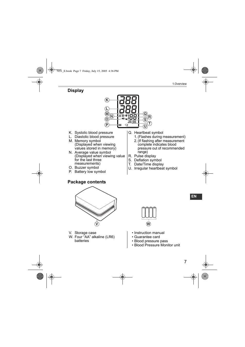 Omron Healthcare M3 User Manual | Page 7 / 38