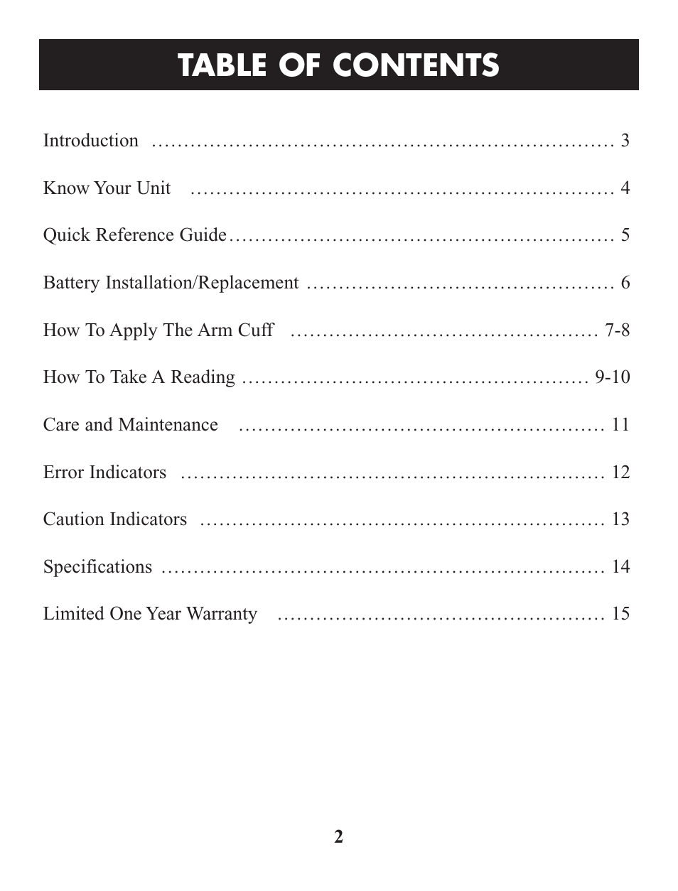 Omron Healthcare HEM-412C User Manual | Page 2 / 16