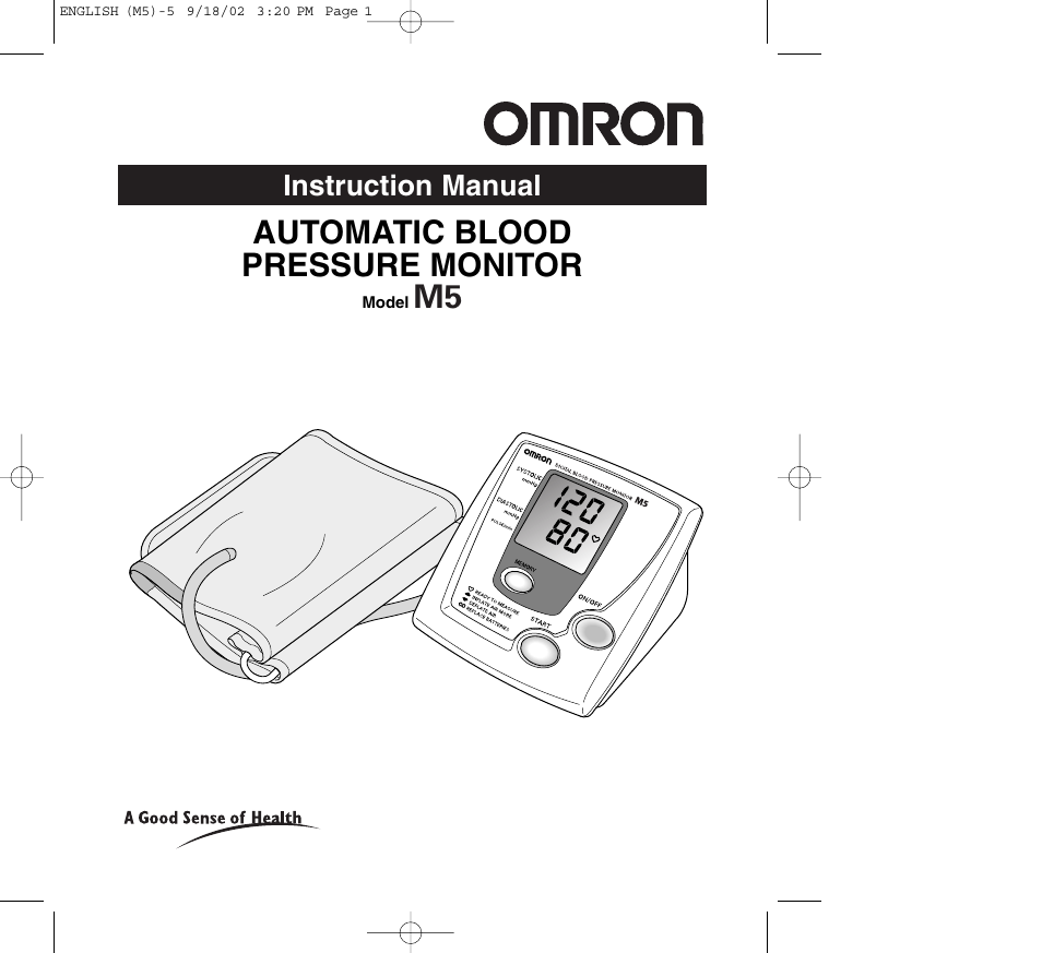 Omron Healthcare M5 User Manual | 12 pages