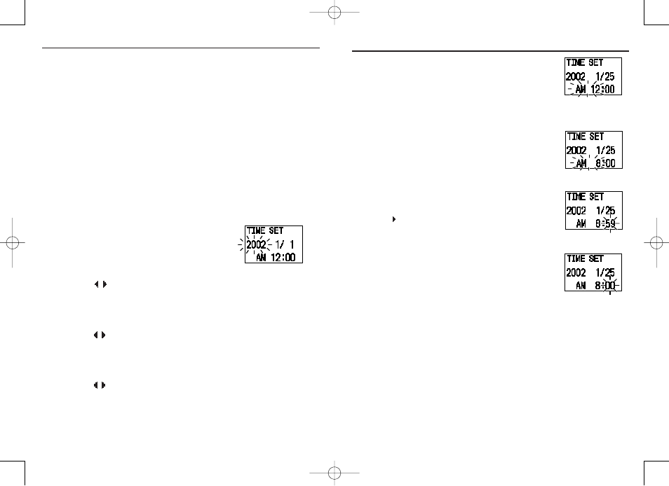 Date and time setting | Omron Healthcare HEM-637 User Manual | Page 8 / 17