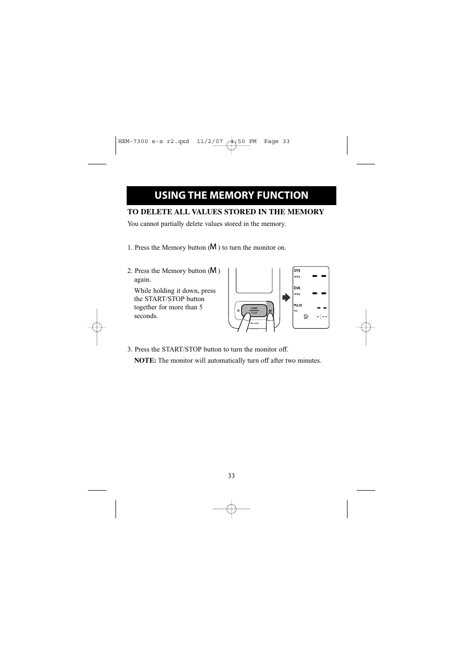 Omron Healthcare ELITE 7300W User Manual | Page 33 / 42