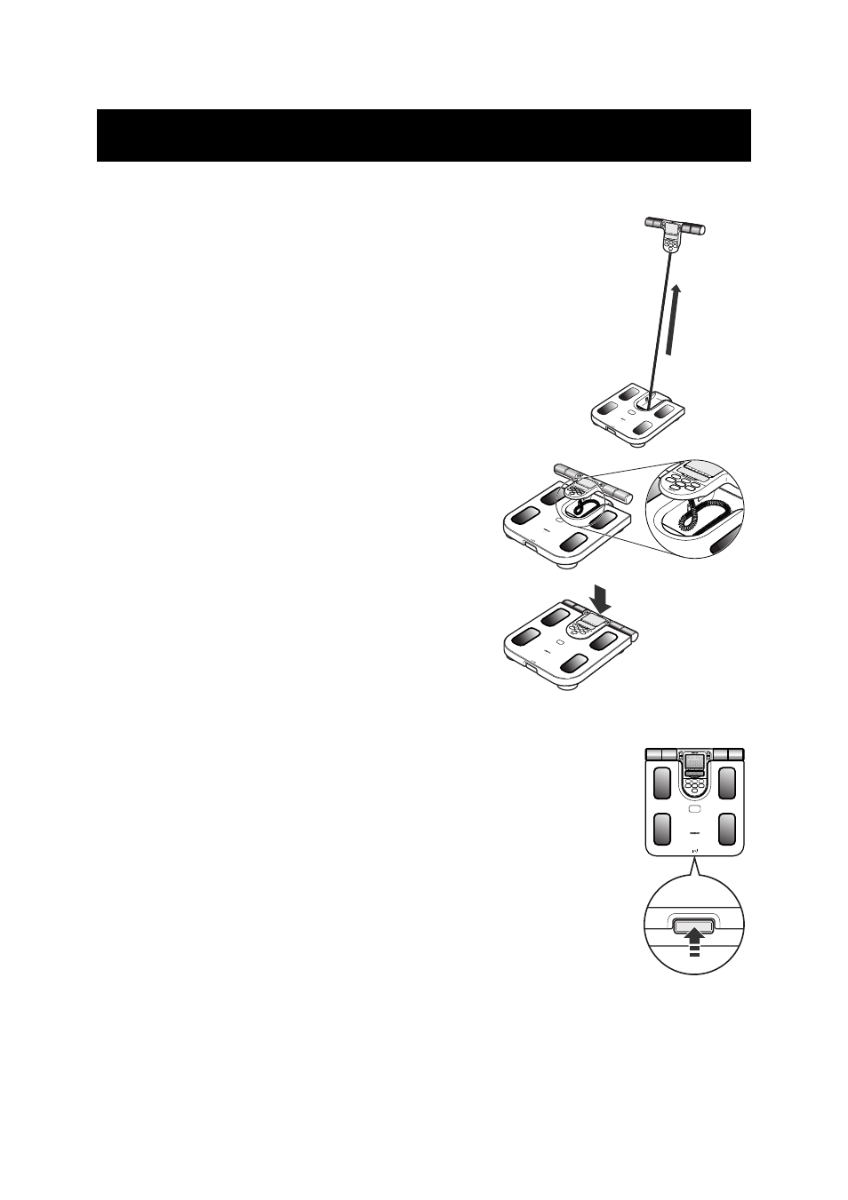 Know your unit | Omron Healthcare FULL BODY SENSOR BODY COMPOSITION MONITOR AND SCALE HBF-516 User Manual | Page 16 / 44