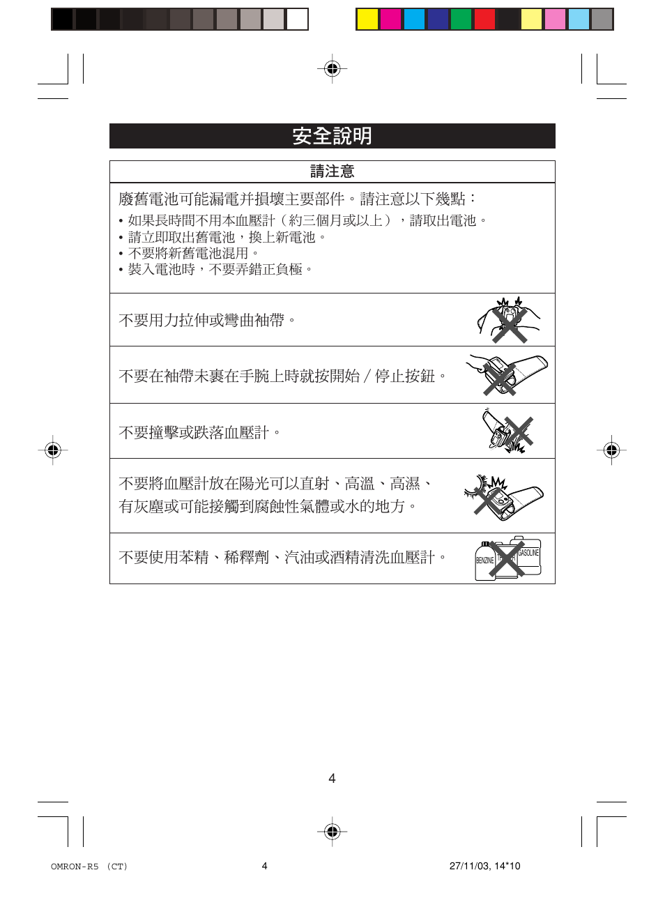 Omron Healthcare R5 User Manual | Page 4 / 40
