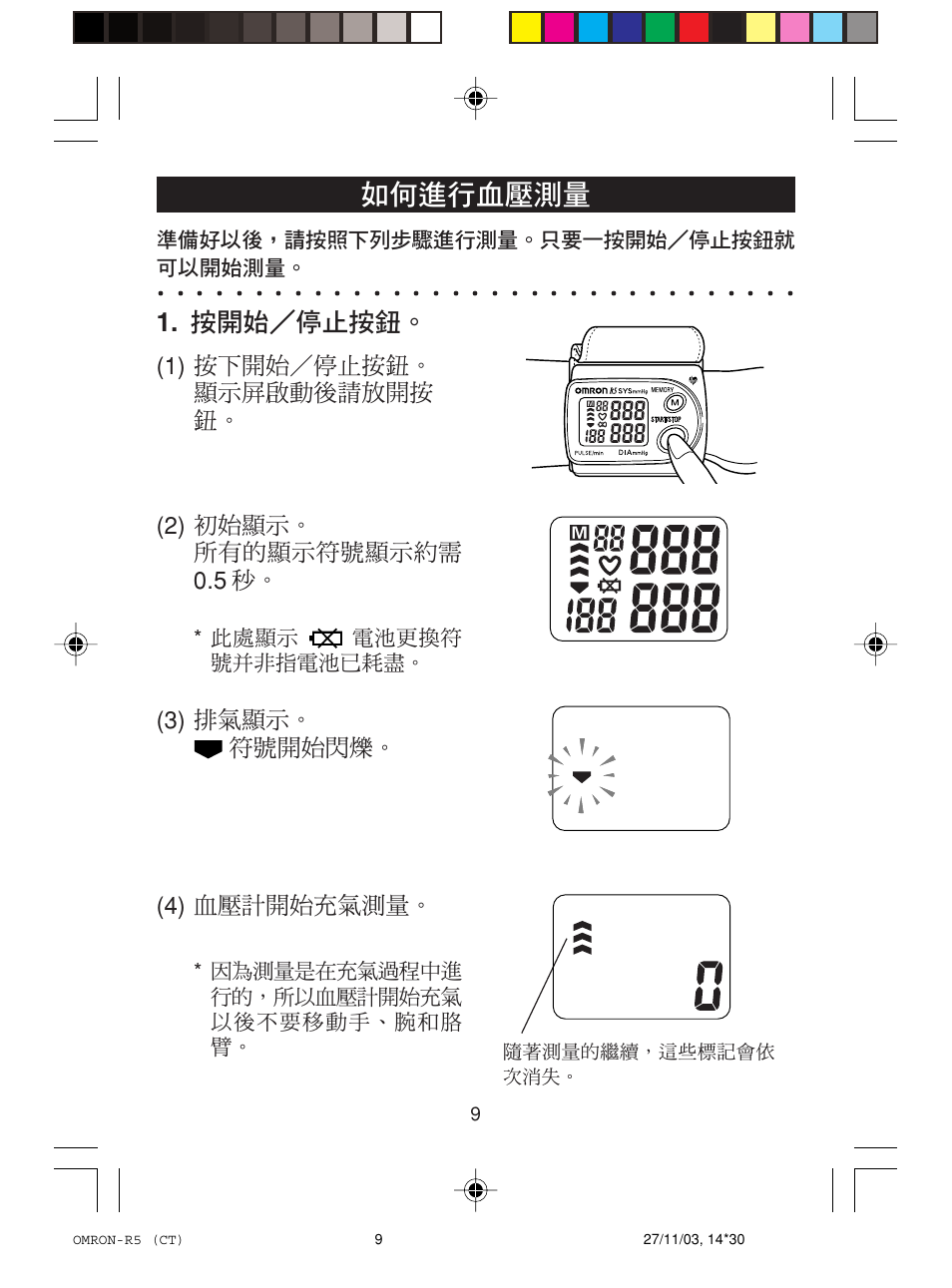 Omron Healthcare R5 User Manual | Page 9 / 40