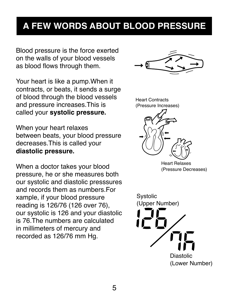 A few words about blood pressure | Omron Healthcare AUTOMATIC DIGITAL HEM-739 User Manual | Page 6 / 26