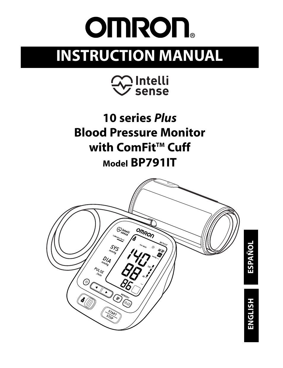 Omron Healthcare 10 SERIES PLUS BP791IT User Manual | 60 pages