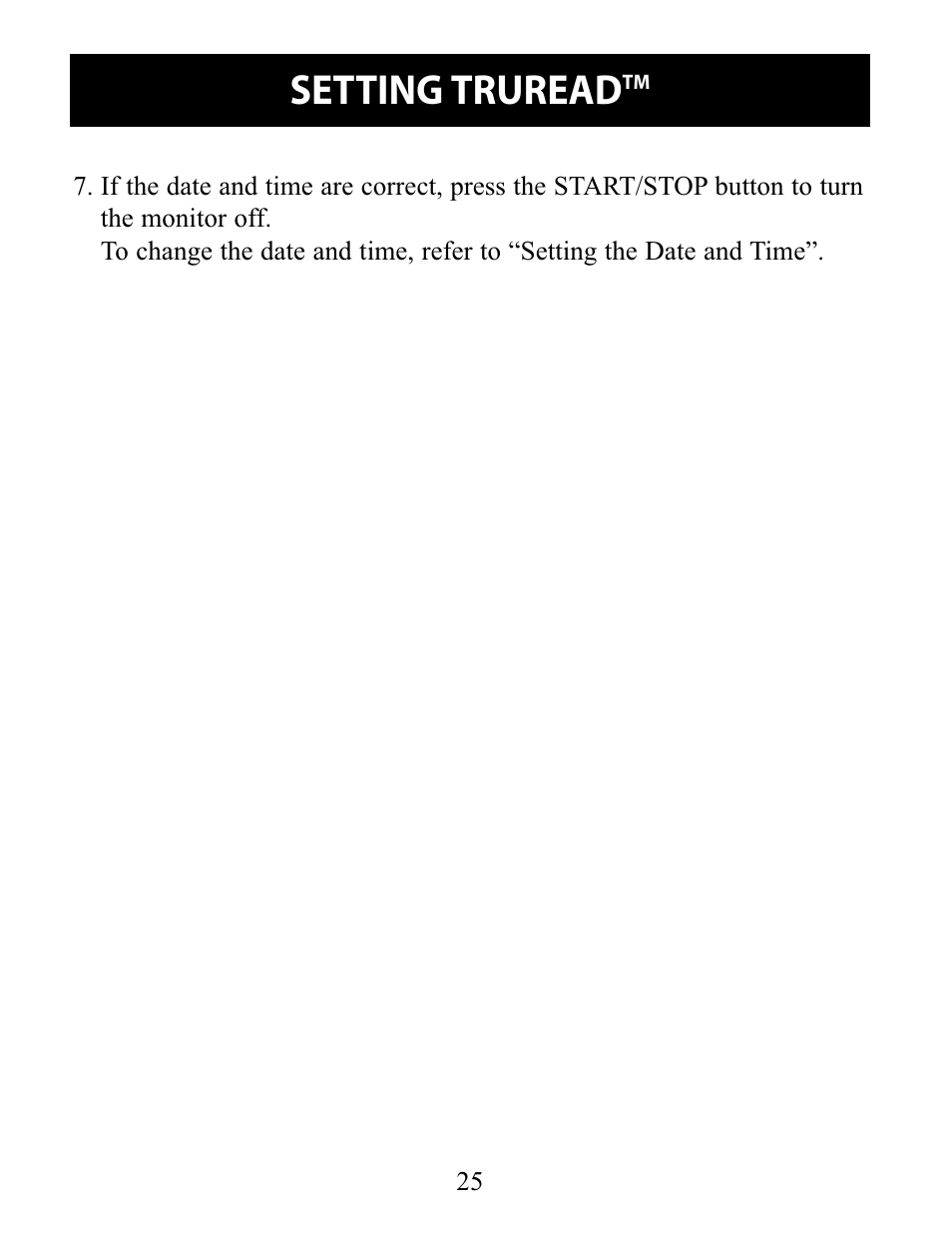 Setting truread | Omron Healthcare 10 SERIES PLUS BP791IT User Manual | Page 25 / 60