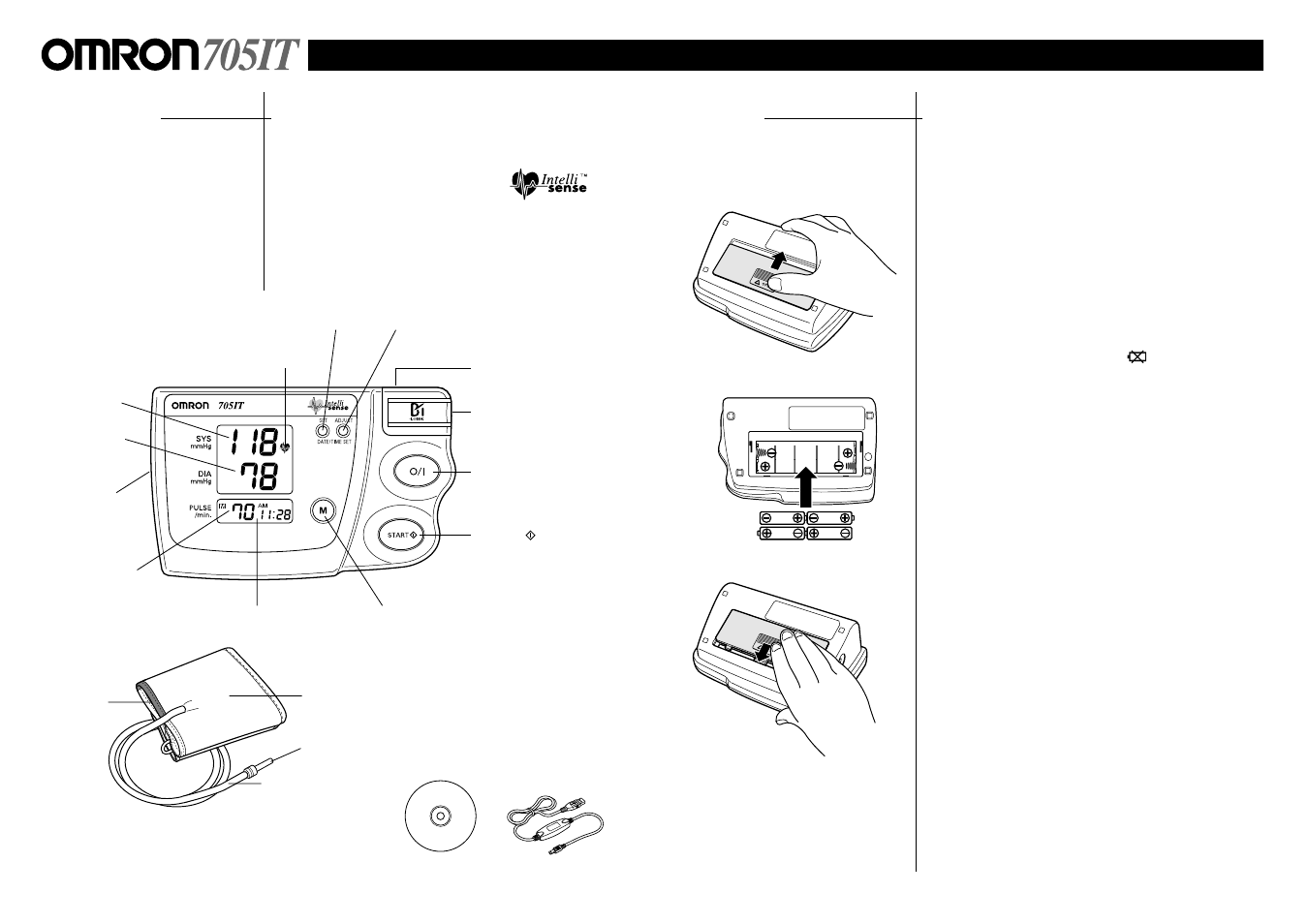 English | Omron Healthcare 705IT User Manual | Page 3 / 12