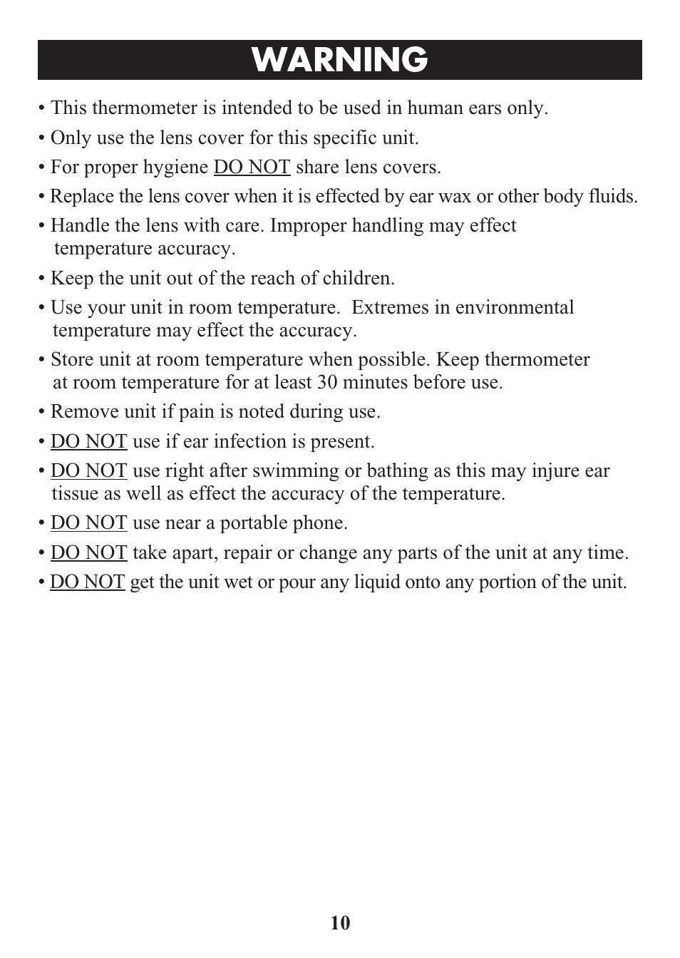 Title, Warning | Omron Healthcare MC-514 User Manual | Page 10 / 32