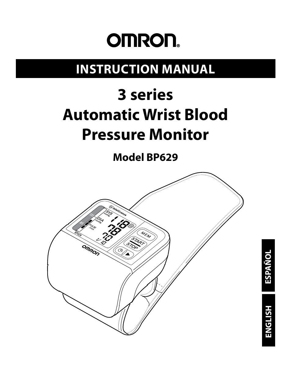 Omron Healthcare BP629 User Manual | 27 pages