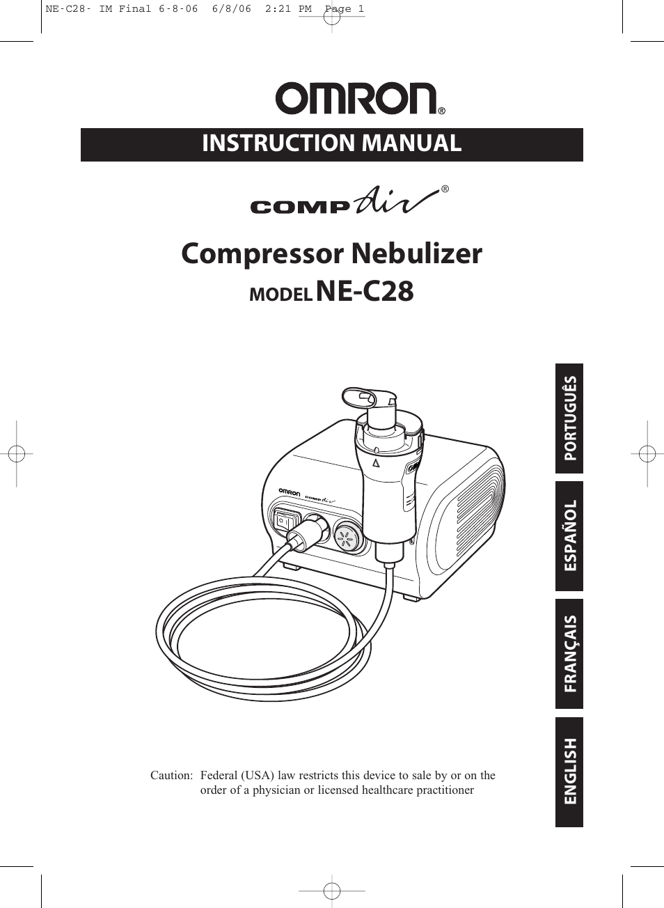 Omron Healthcare COMPAIR NE-C28 User Manual | 112 pages