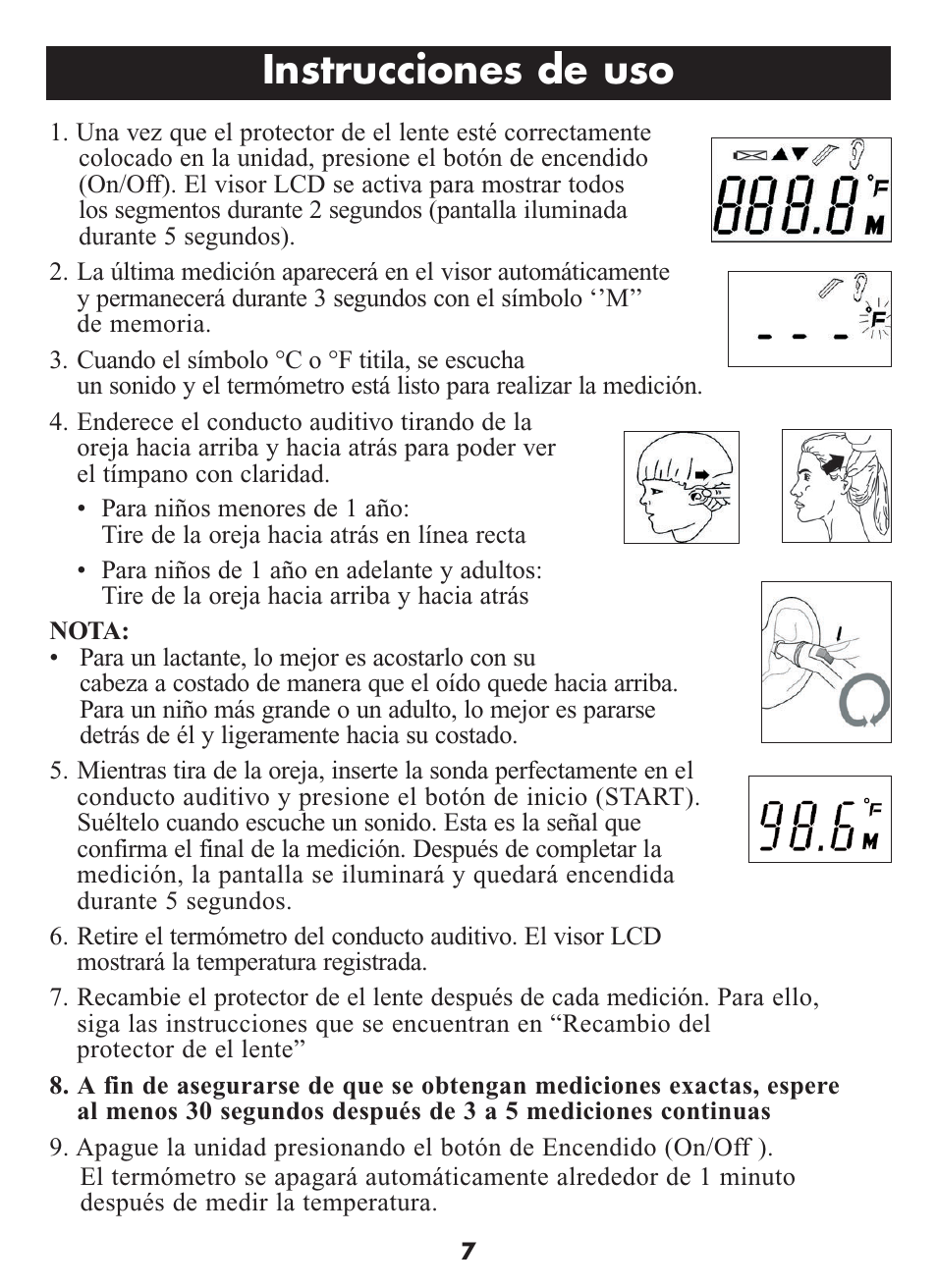 Instrucciones de uso | Omron Healthcare MC-509N User Manual | Page 19 / 24