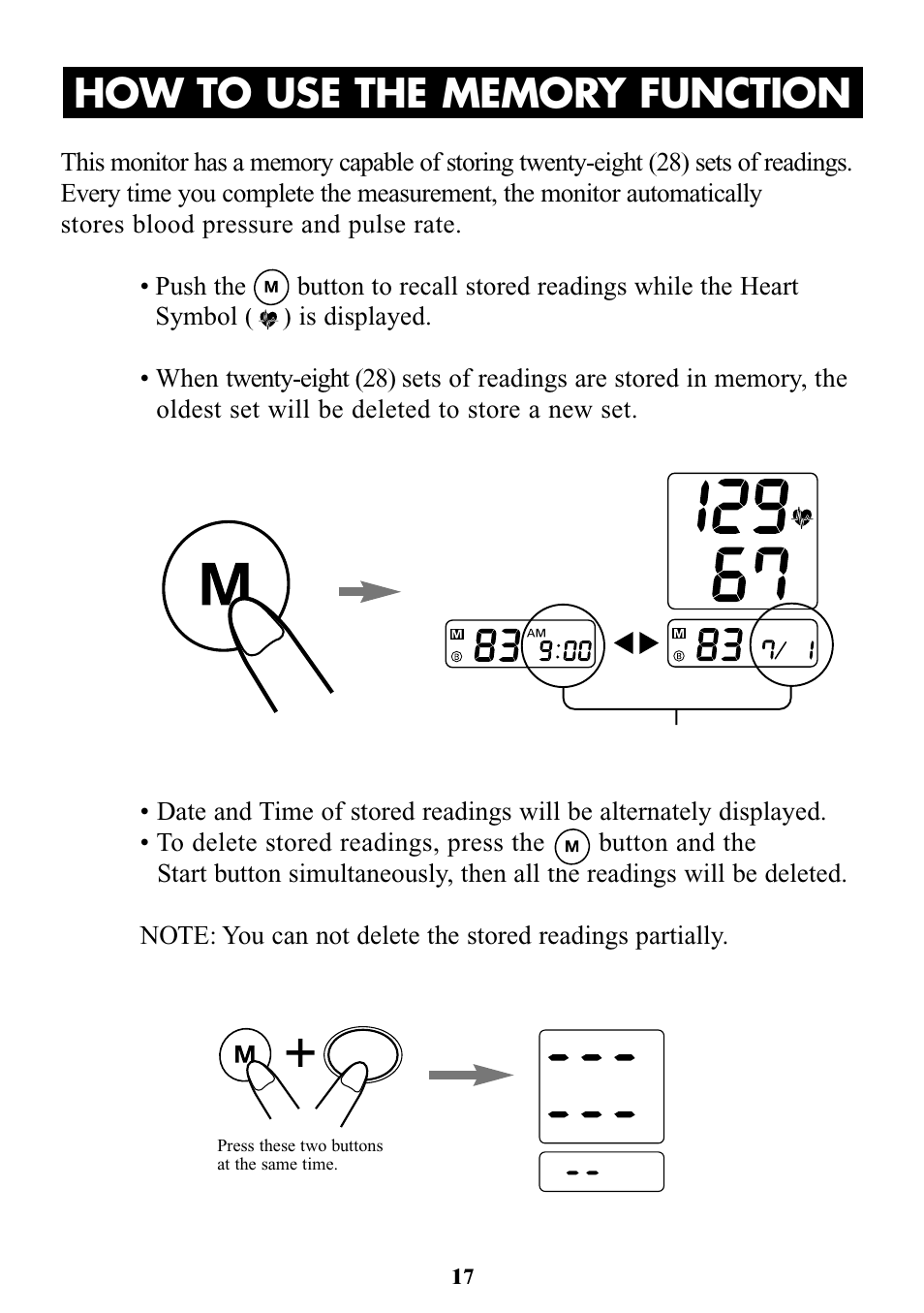 Omron Healthcare OMRON HEM-705CP User Manual | Page 17 / 28