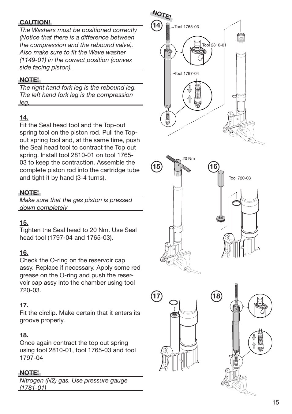 Ohlins FG 470 User Manual | Page 15 / 24