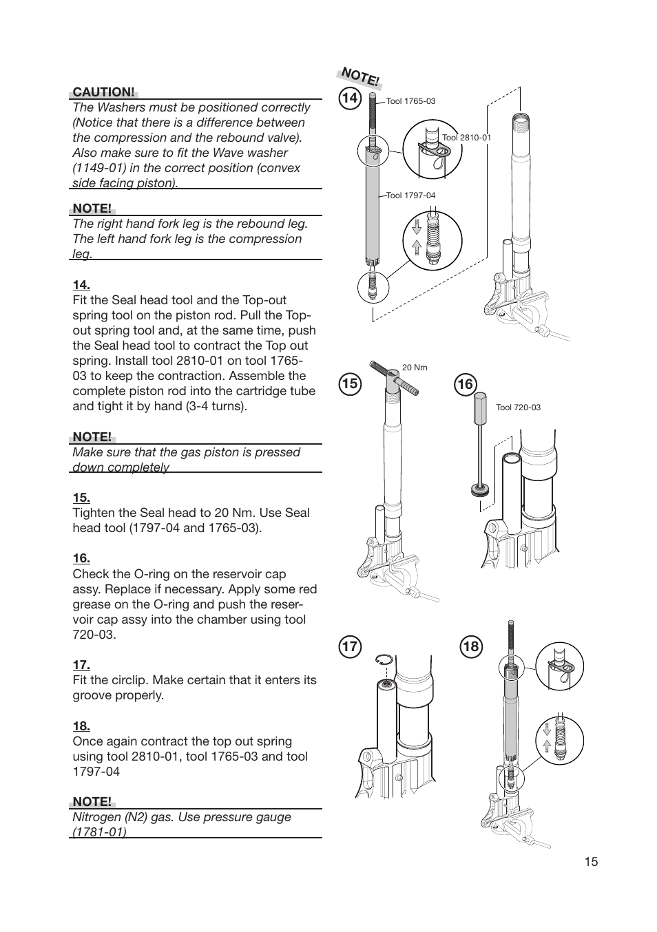 Ohlins FG 670 User Manual | Page 15 / 28