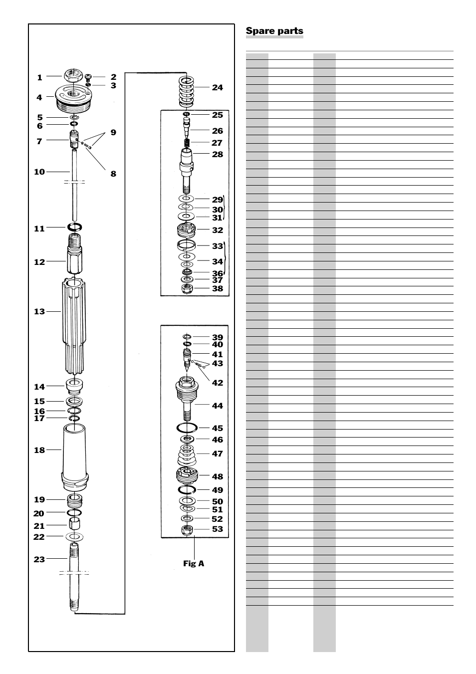 Spare parts | Ohlins CANNONDALE FG 9910 User Manual | Page 15 / 16