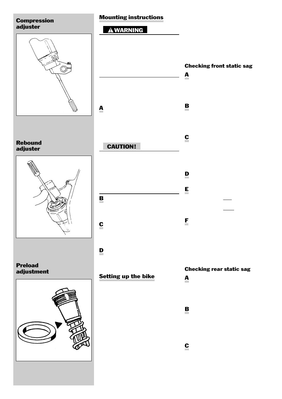 Ohlins CANNONDALE FG 9910 User Manual | Page 4 / 16