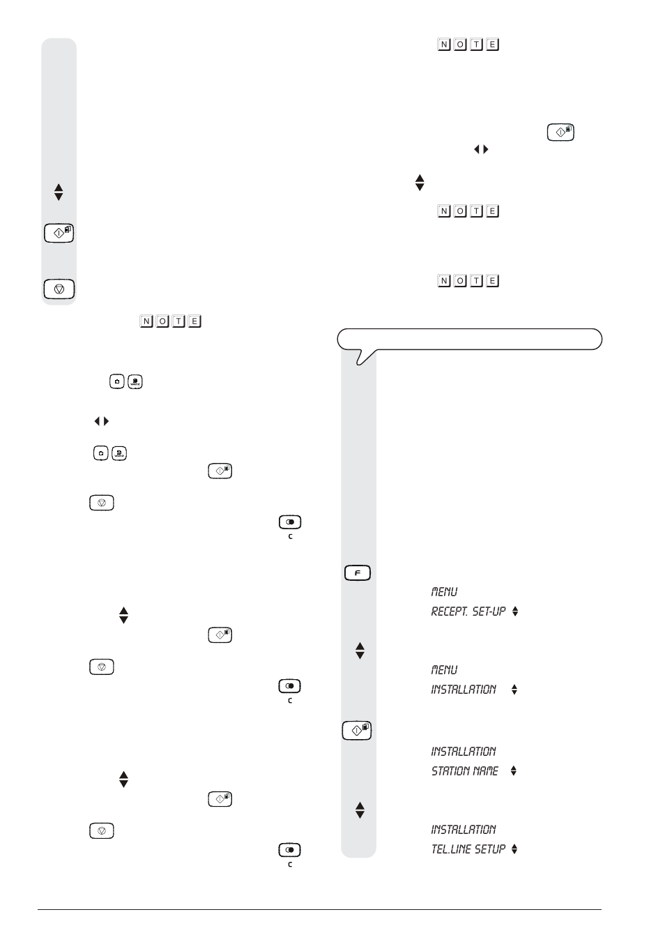N o t e | Olivetti 145D User Manual | Page 16 / 88