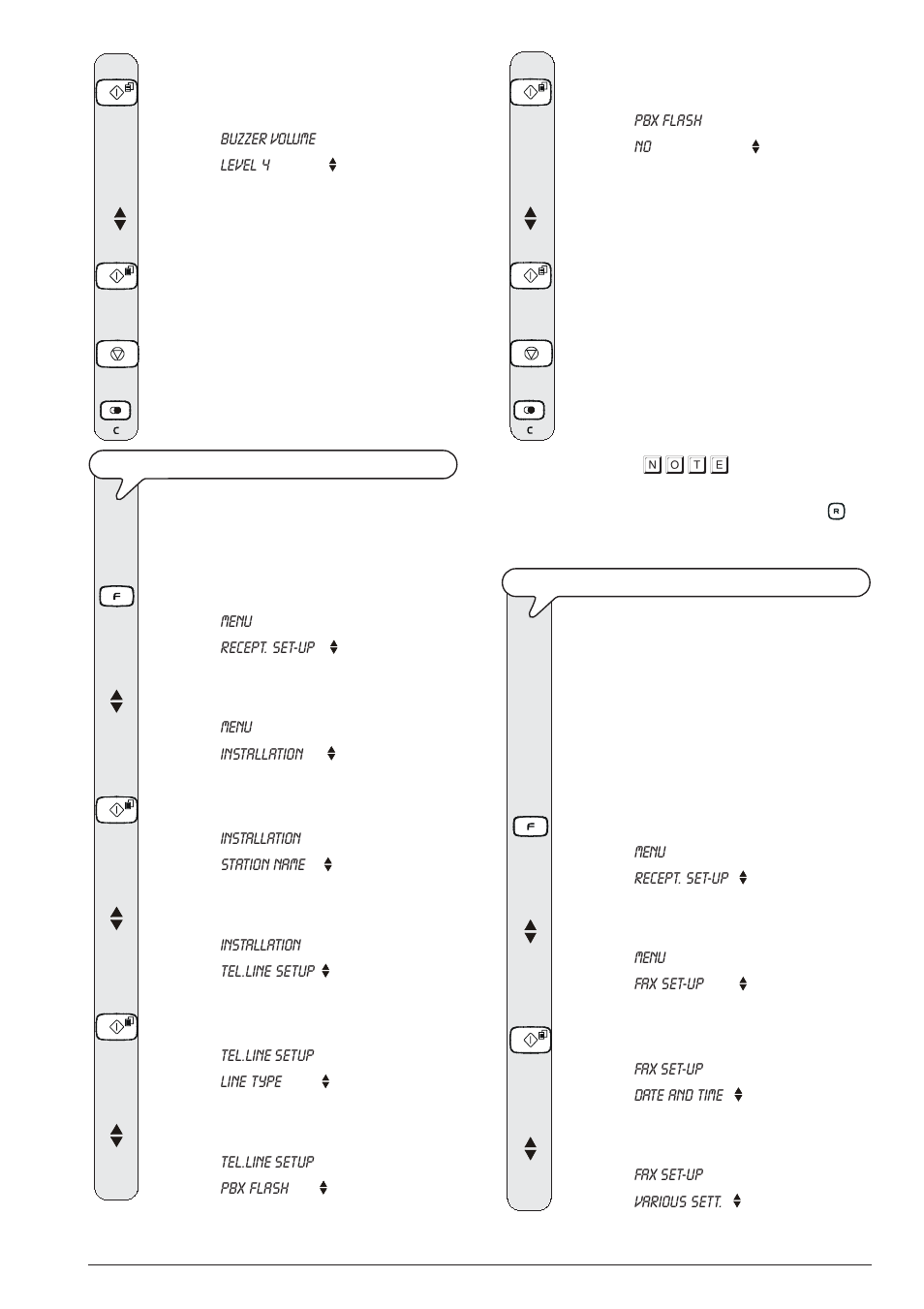 N o t e | Olivetti 145D User Manual | Page 59 / 88
