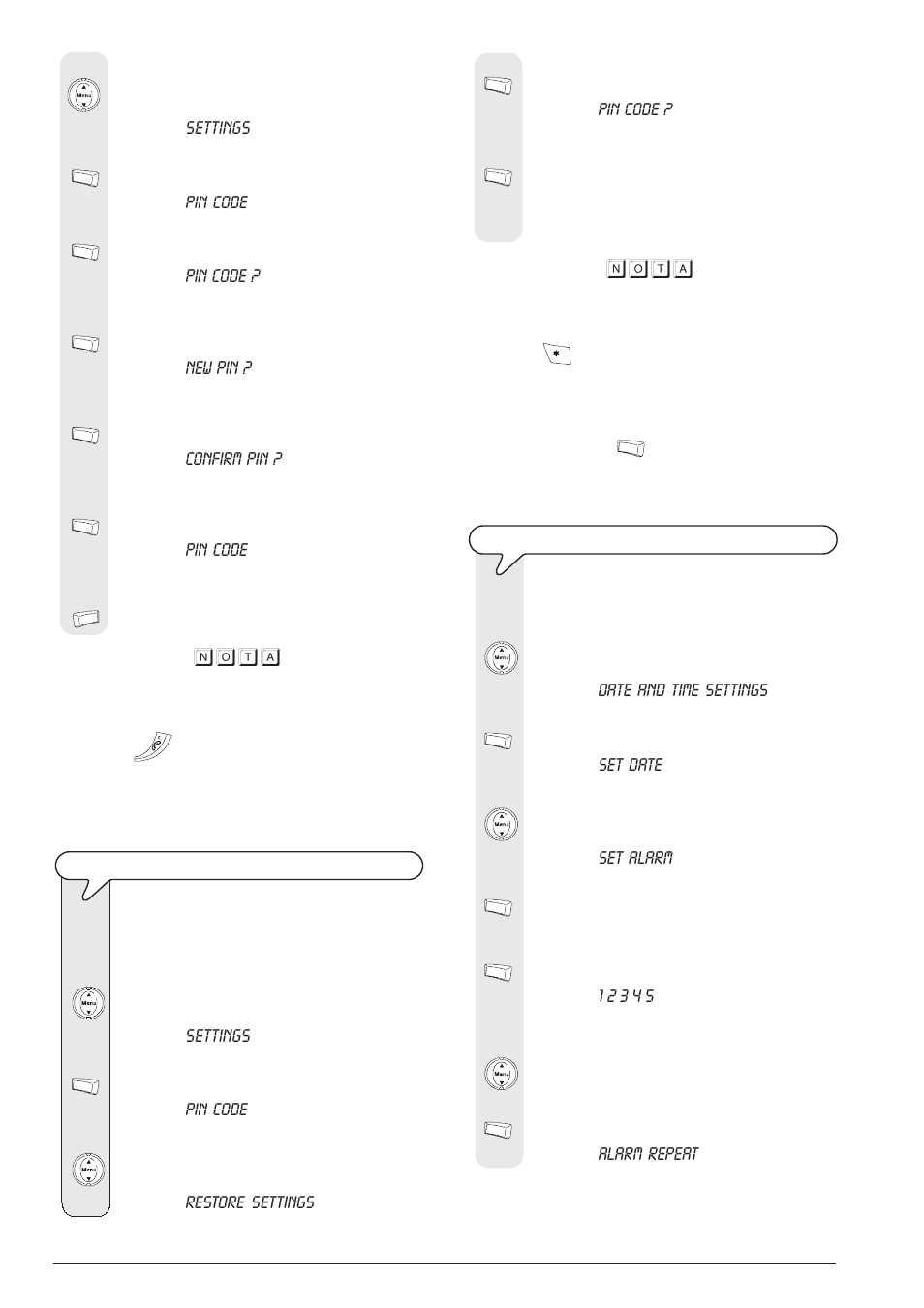 N o t a | Olivetti 145D User Manual | Page 64 / 88