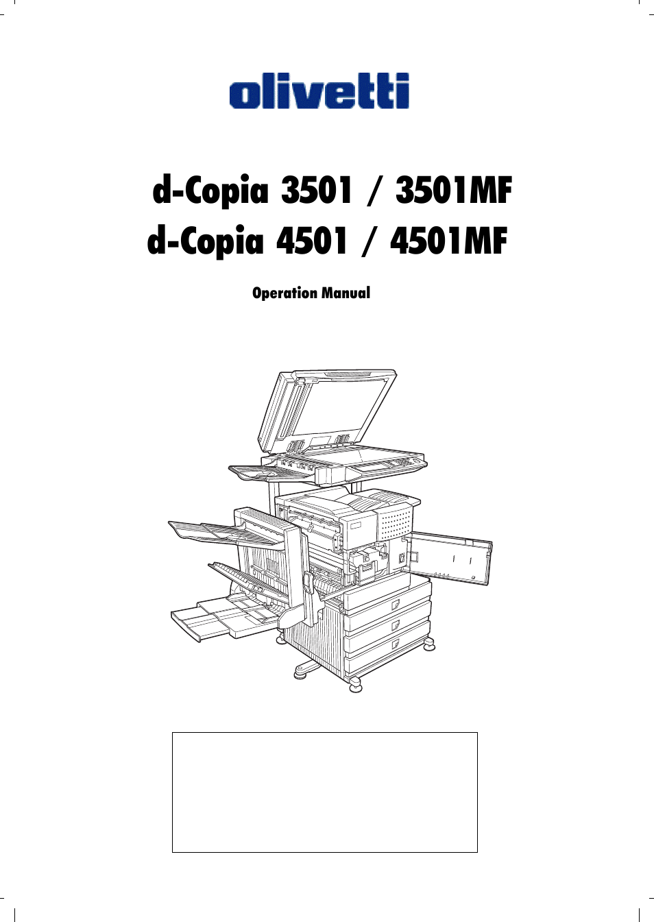 Olivetti 4501 User Manual | 188 pages