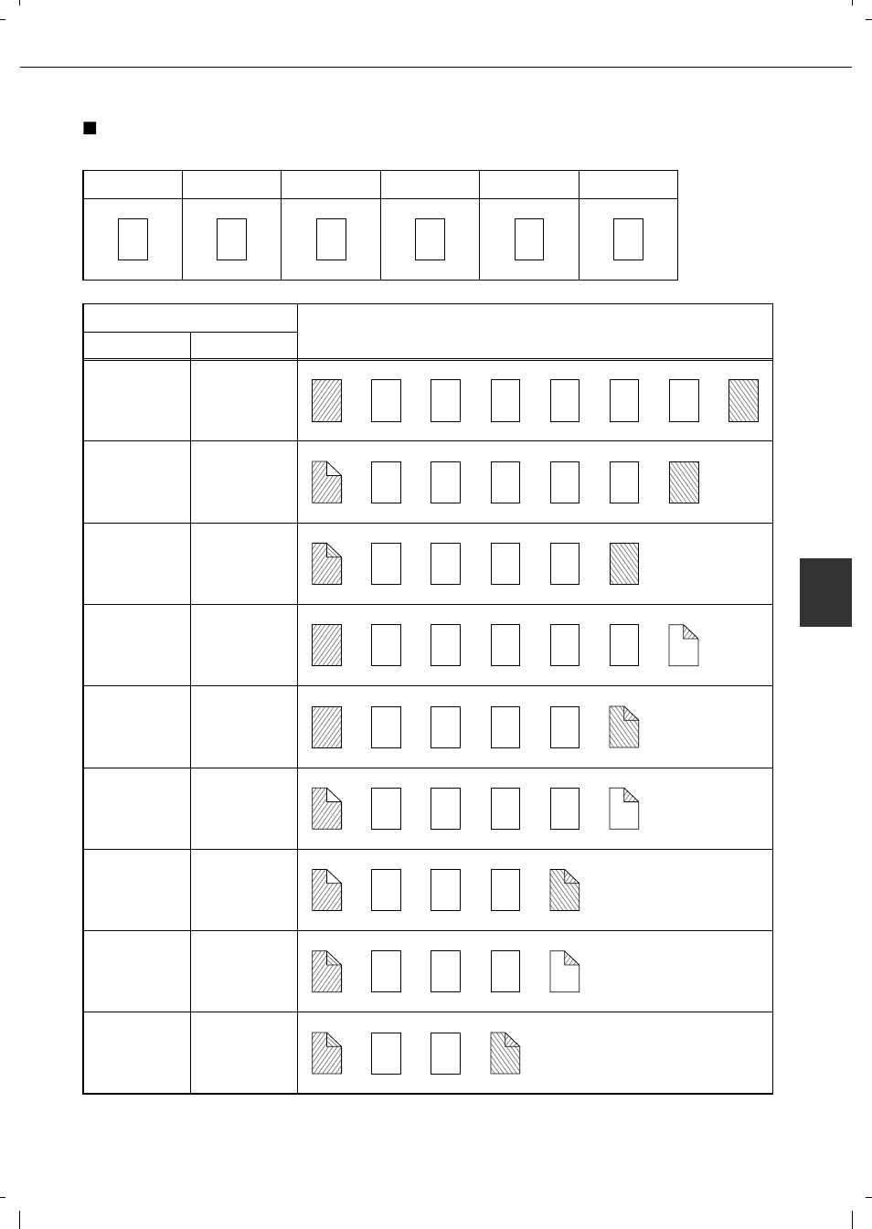 Covers (one-sided copying of one-sided originals) | Olivetti 4501 User Manual | Page 119 / 188