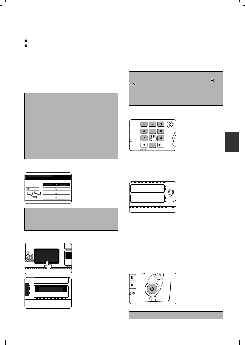 4reduction/enlargement/zoom, Automatic selection (auto image) | Olivetti 4501 User Manual | Page 97 / 188